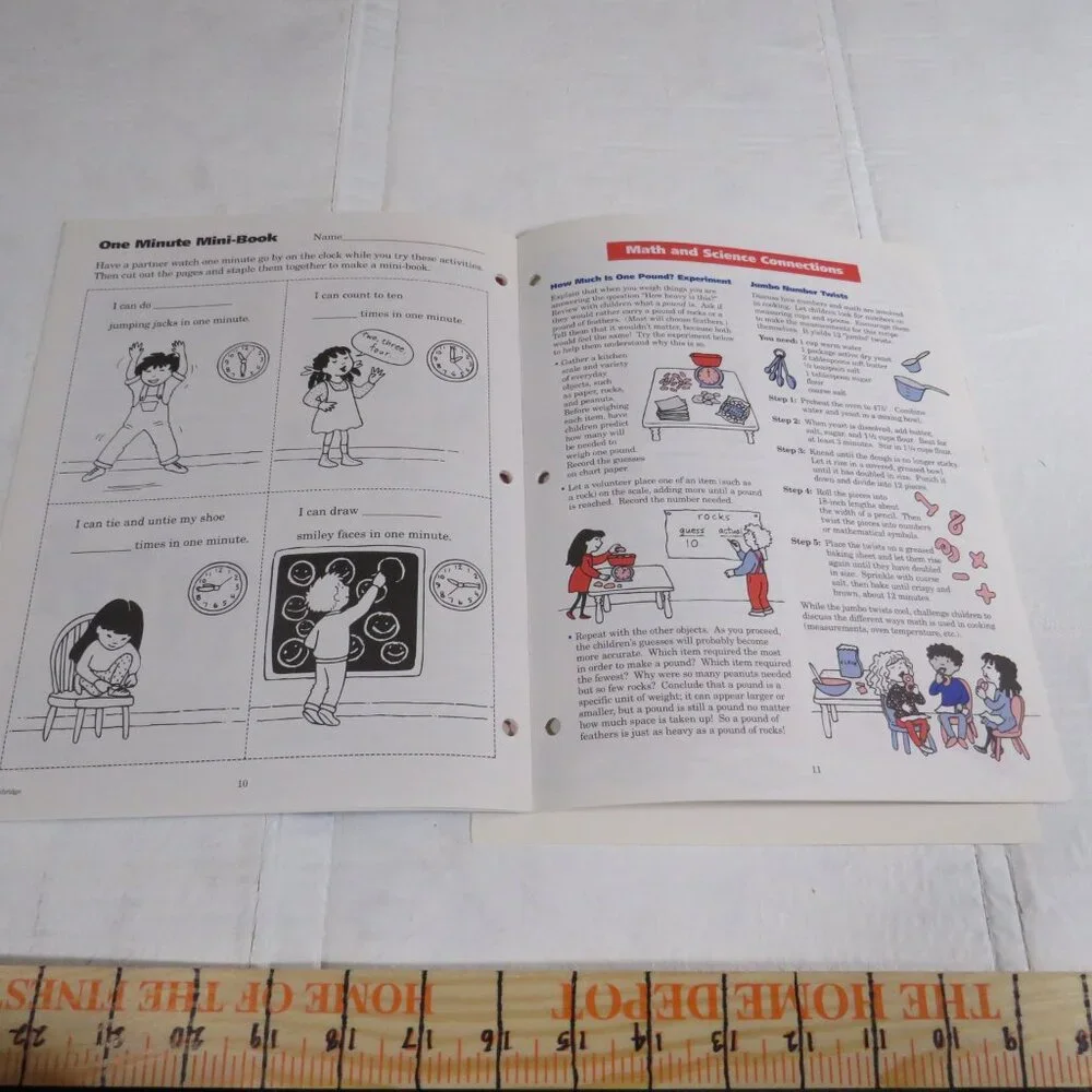 Numbers Every Day BIG BOOK (almost 2 feet tall) with teacher pages CLASSROOM